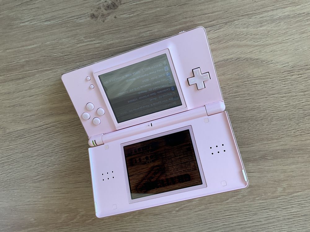Nintendo DS lite różowe i 30 gier