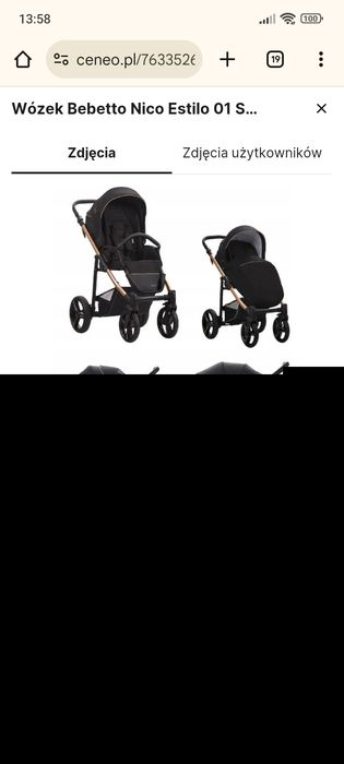 Wózek spacerowy babetto Nico estillo