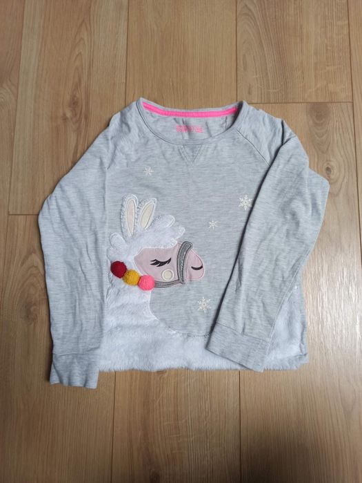 Bluza z zimowym motywem r.128