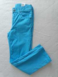 Niebieskie spodnie dziecięce H&M 128