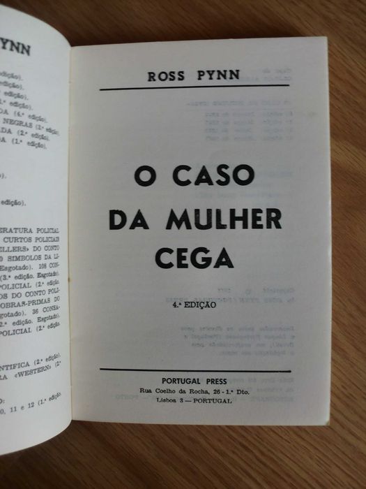 O Caso da Mulher Cega
de Ross Pynn