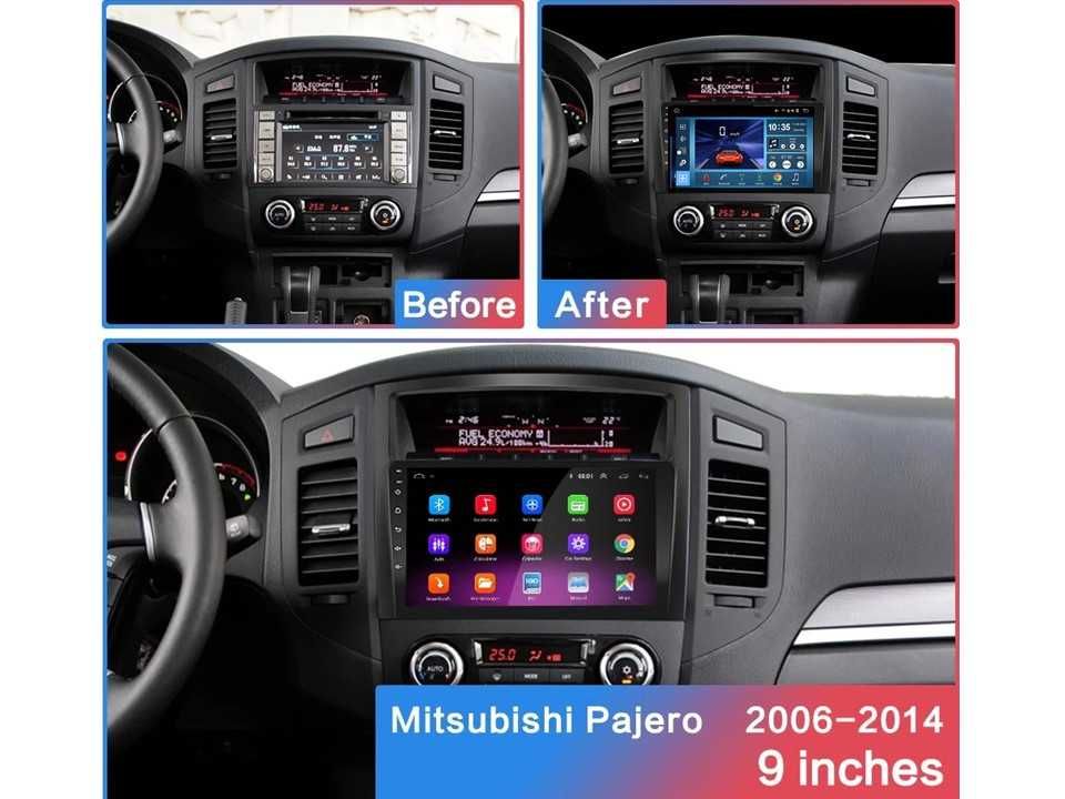 Radio samochodowe Android Mitsubishi Pajero (9") 2006.-2014