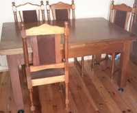 Stół rozkładany +4 krzesła