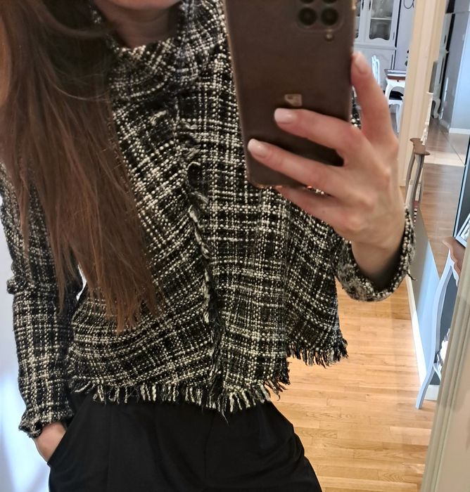 Zara sweter z golfem