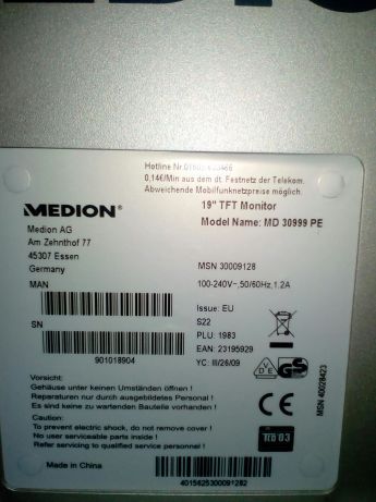 Монитор Medion MD30999pe с полосой