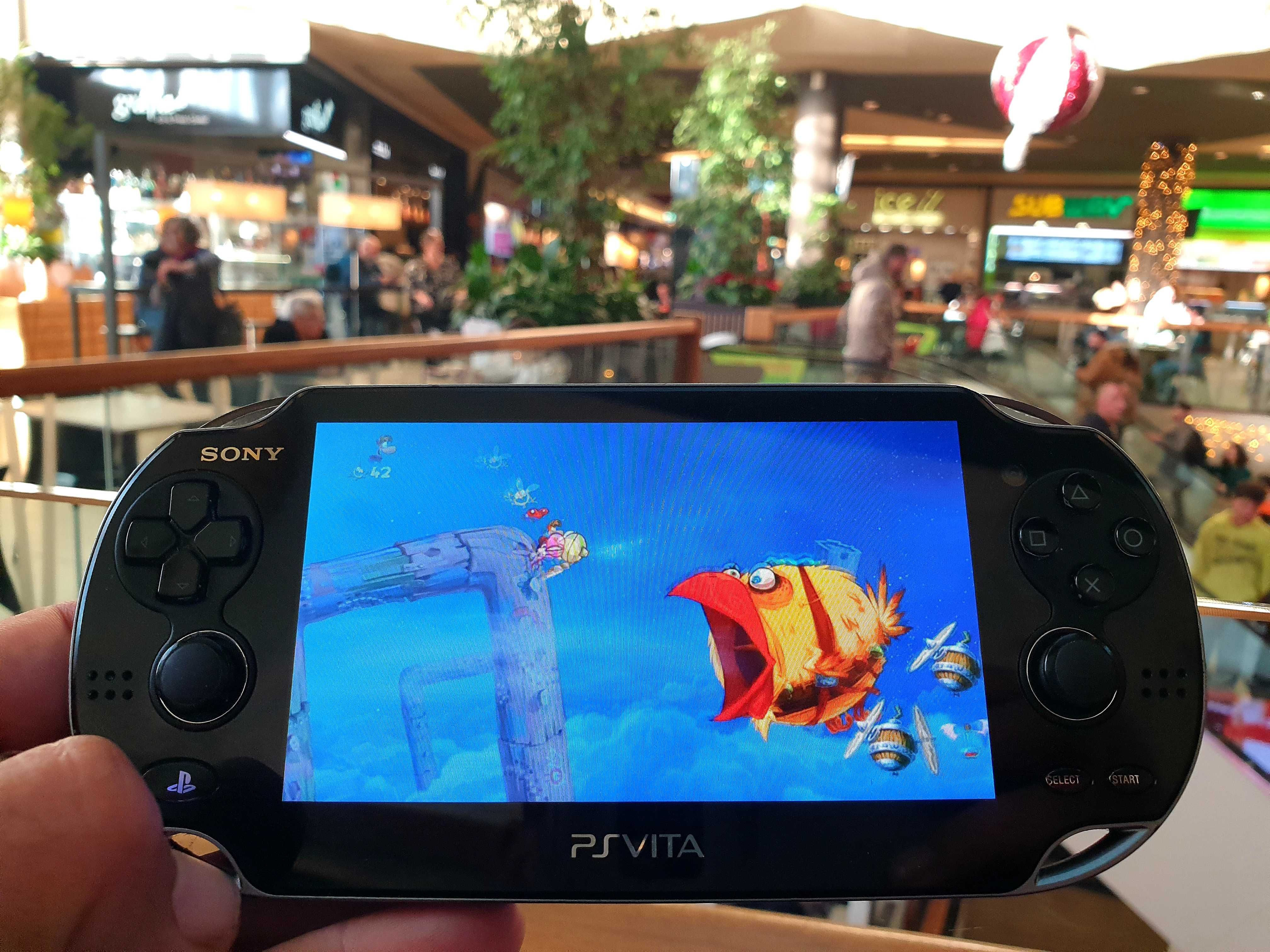 Playstation vita portatil oled com usb com 3500 jogos