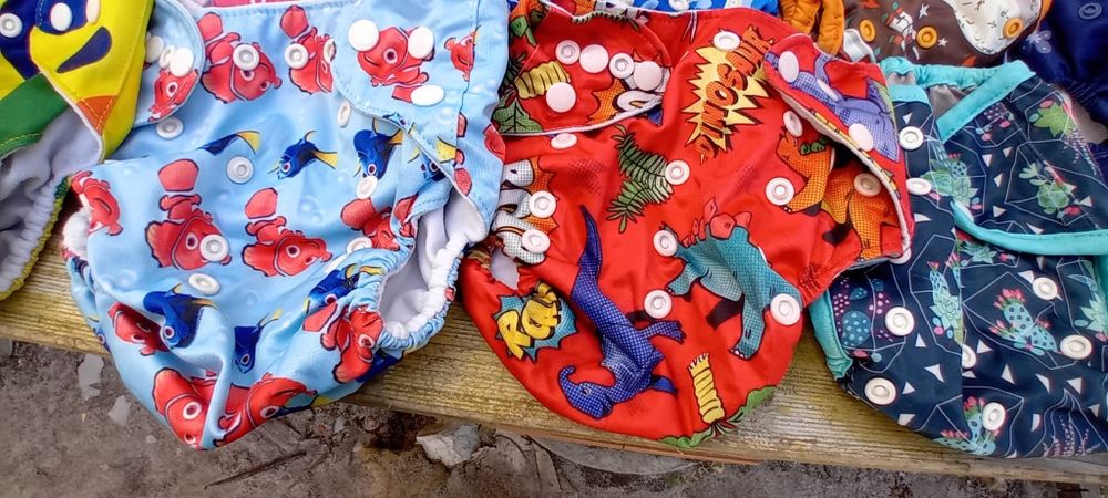 Fraldas de pano reutilizáveis (22 capas)