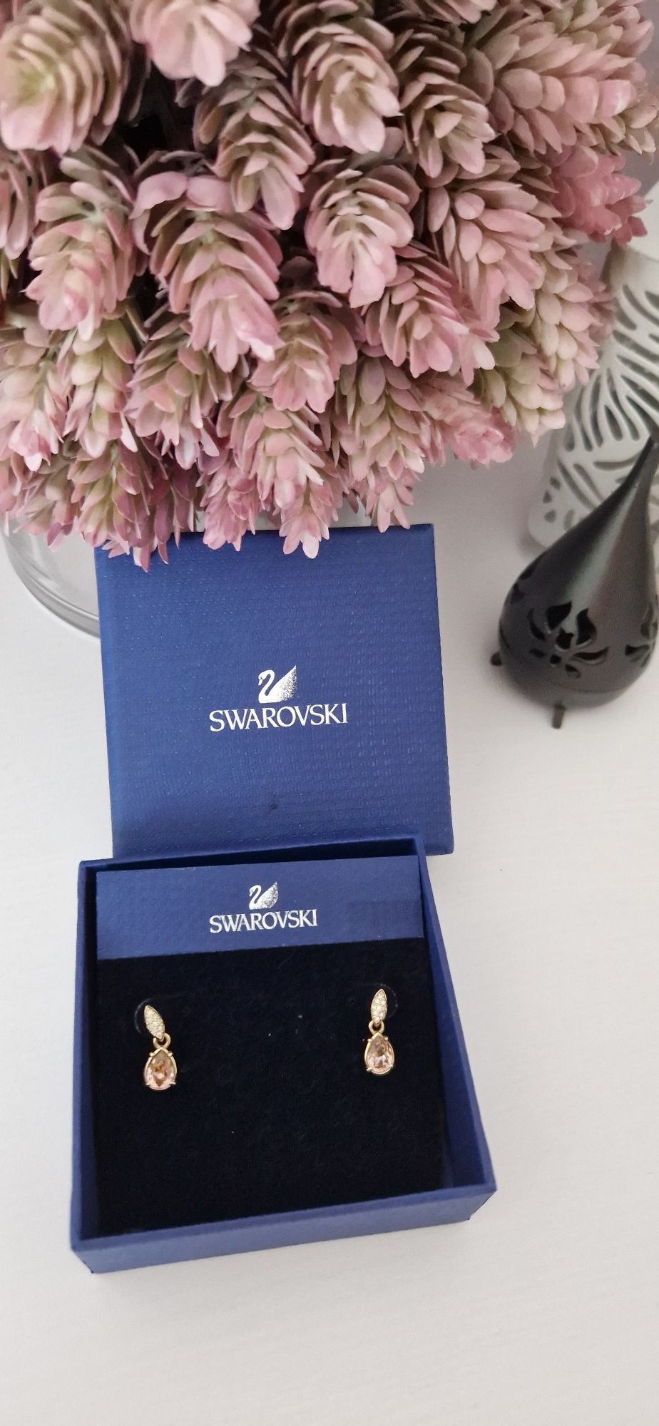 Nowe kolczyki Swarovski krysztal cyrkonie Łezki