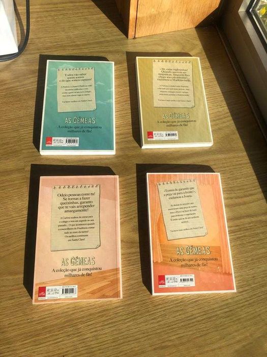 Coleção de livros "As gémeas"- Volumes 1,2,3 e 5