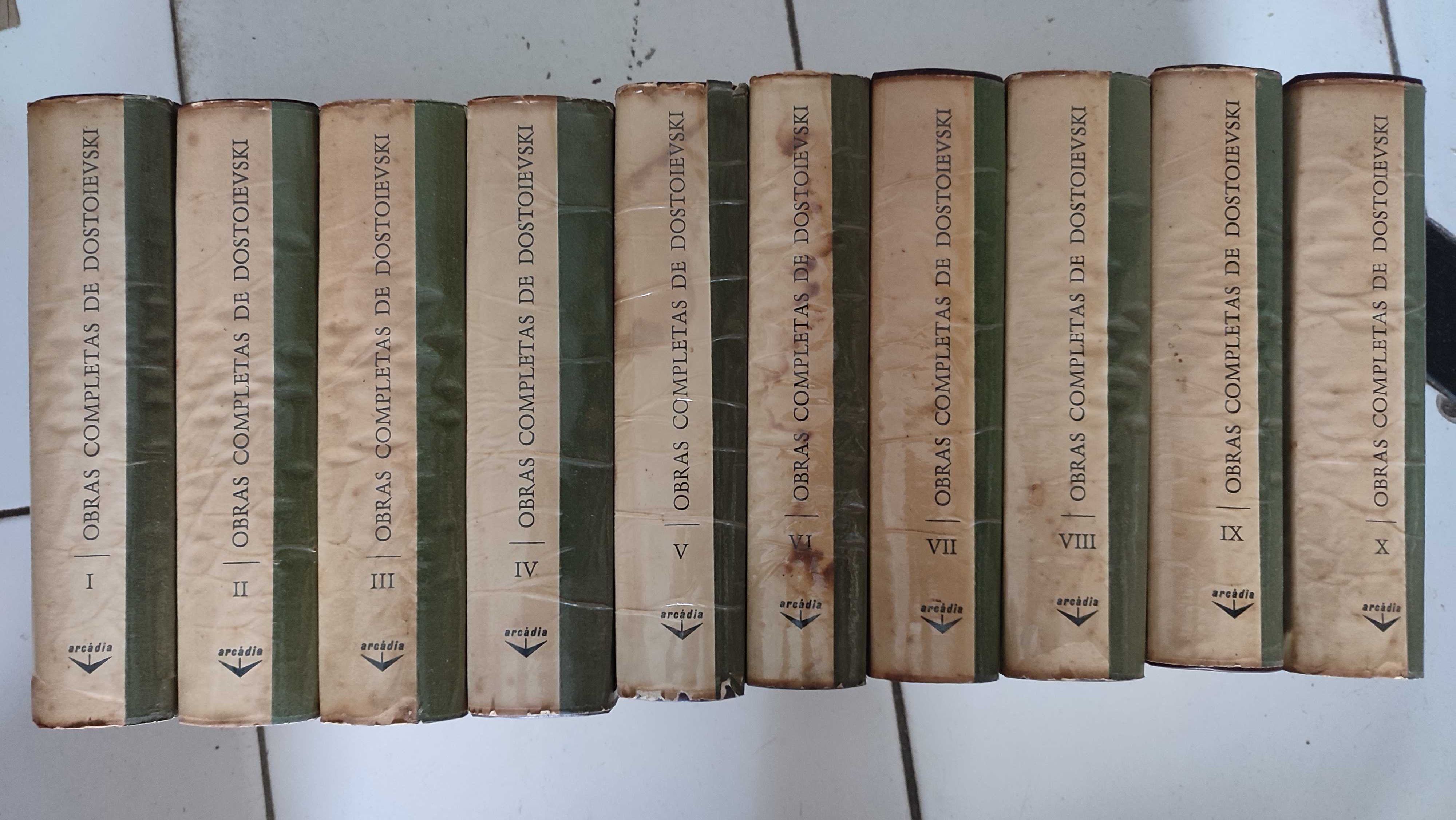 Obras Completas de Dostoievski - 10 Volumes - Editora Arcádia