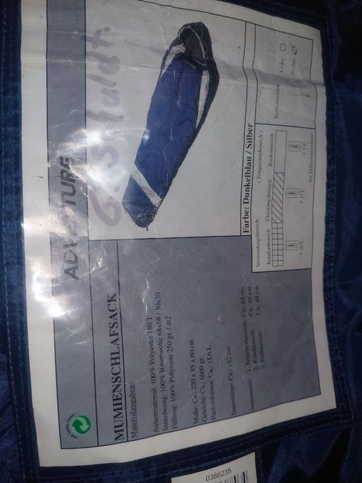 Спальний мішок Adventure