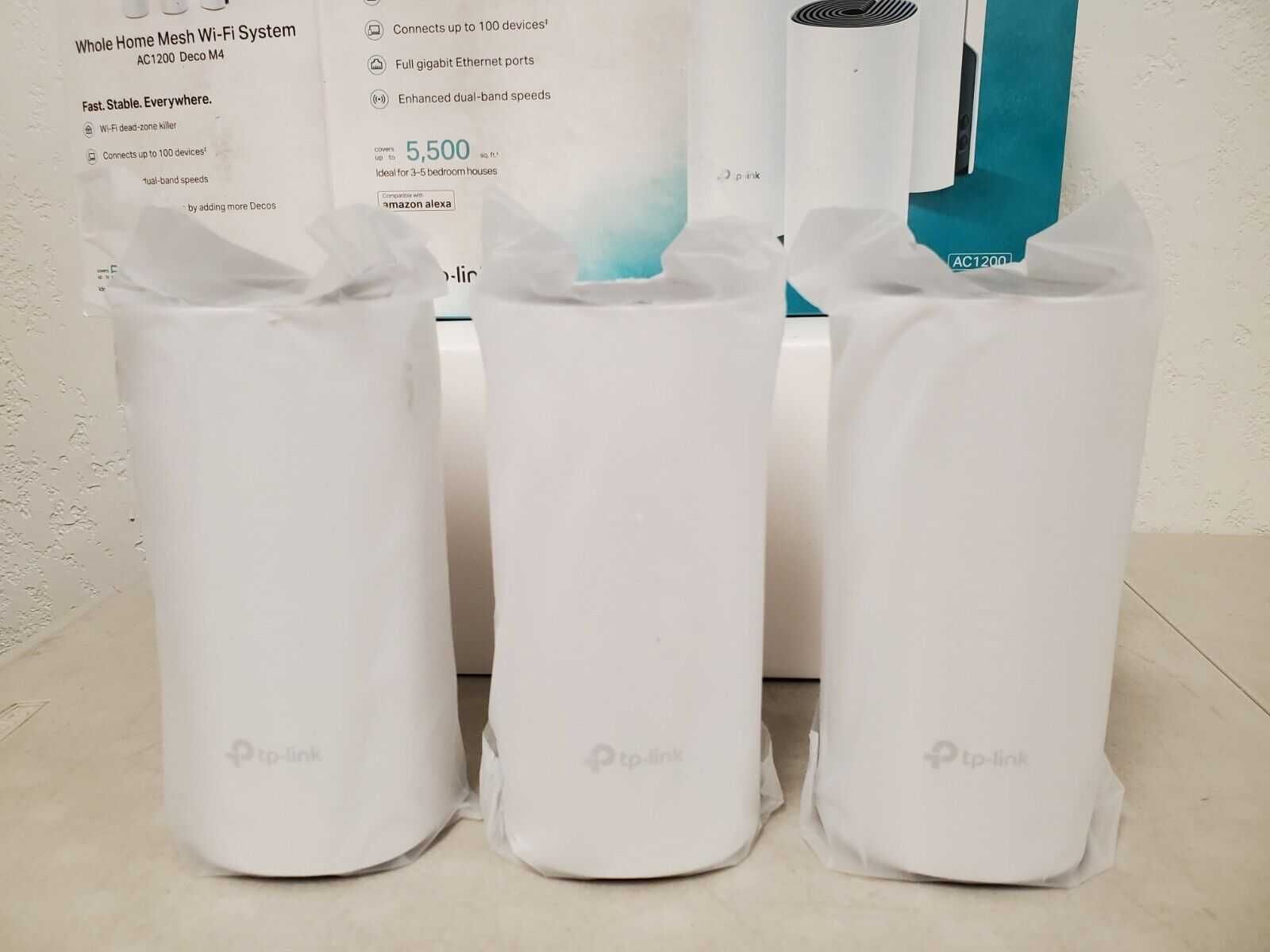 TP-LINK Mesh Wi-Fi System Deco M4 3-pack