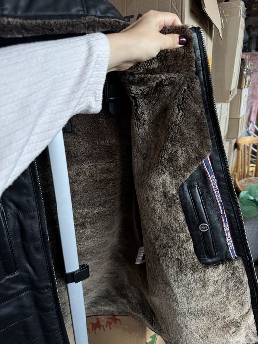 Натуральна дублянка чоловіча ARMANI