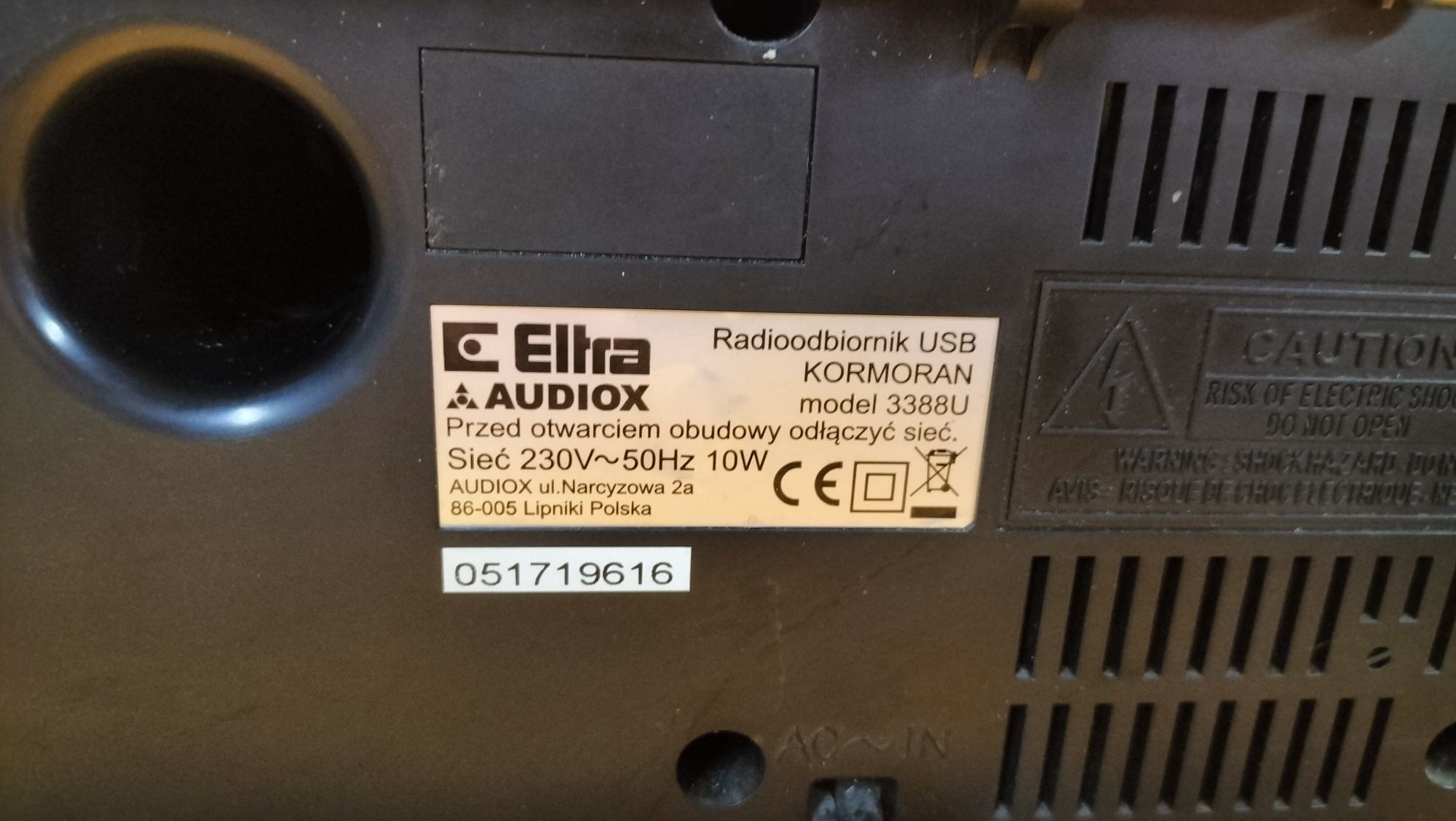 Radio Kormoran Eltra USB Radioodbiornik