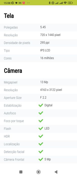 Smartphone Redimi 7A