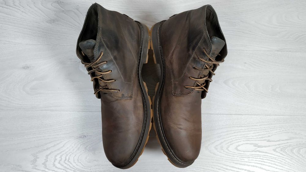Шкіряні чоловічі демісезонні черевики Sorel Waterproof, розмір 44