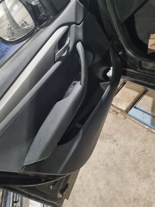 Bmw e84 fotele kanapa boczki skóra czarna sport grzane