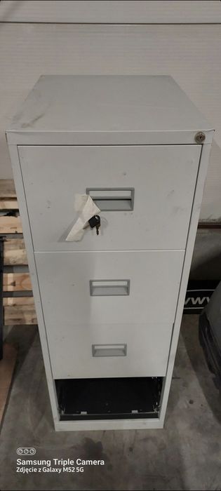 Szafka metalowa na dokumenty kartotekowa