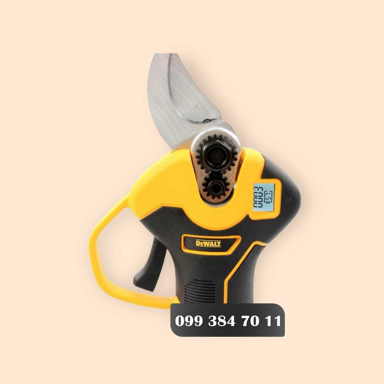 Акумуляторний Садовий набор DeWALT 2/1 Секатор + Гілкоріз 2АКБ 24V/5Ah