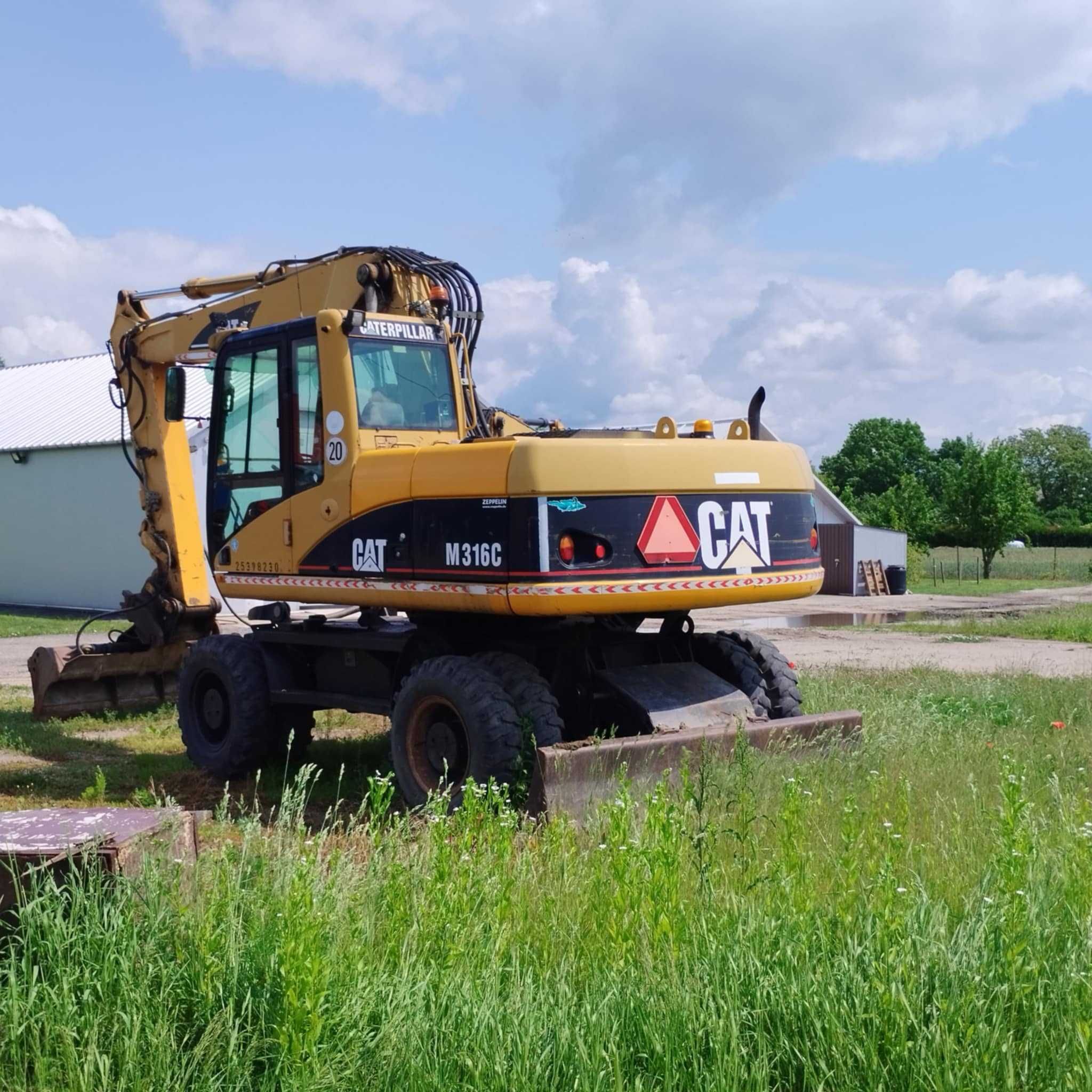 Sprzedam koparkę kołową CATM316C