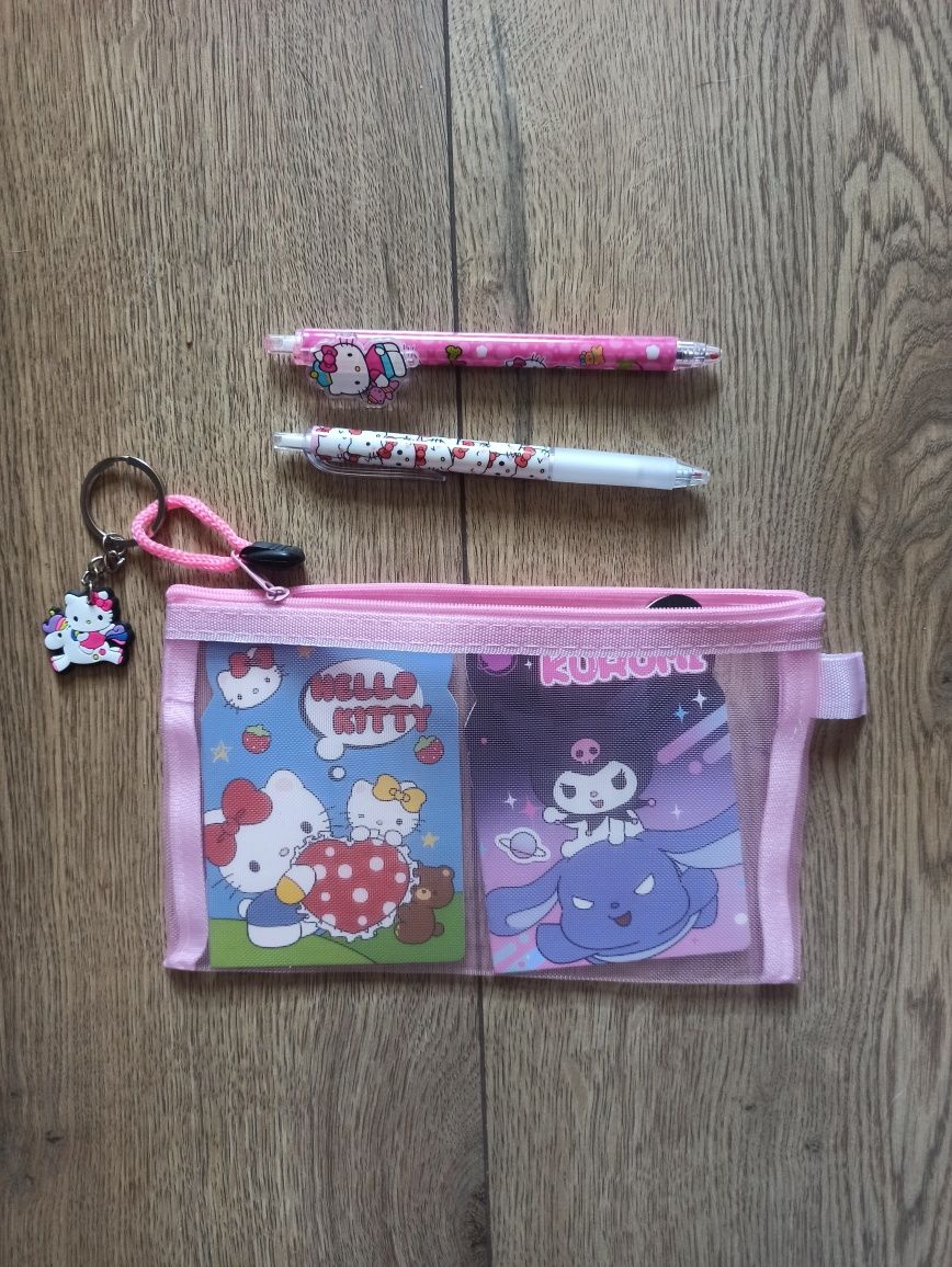 Piórnik. Nowy. Helou kitty. Stitch.