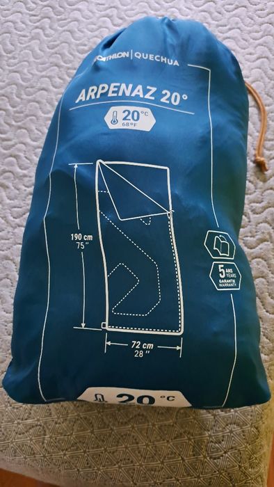 Saco cama, ideal para acampar.