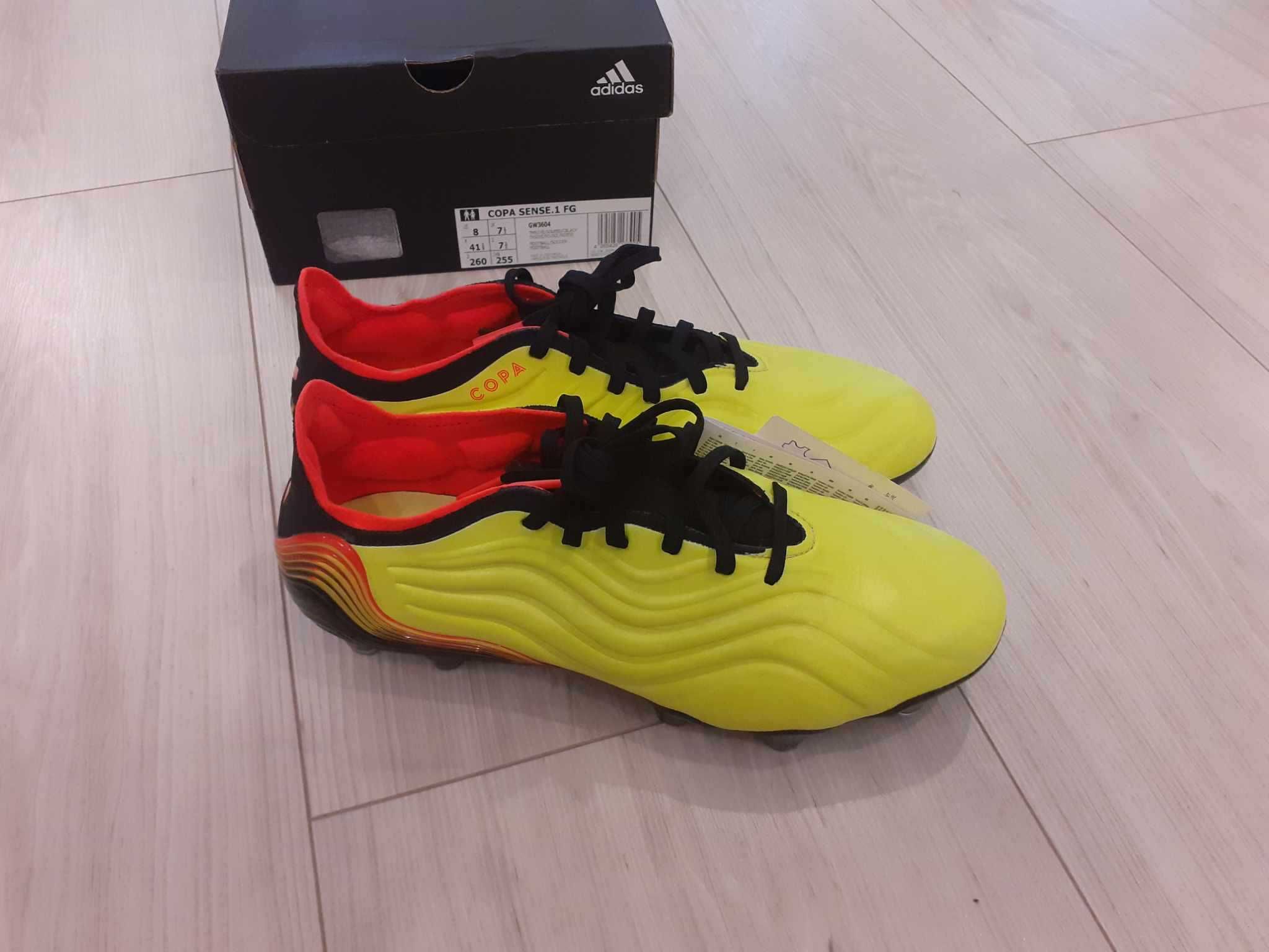 Profesjonalne buty piłkarskie korki adidas Copa Sense.1 FG r. 41 1/3