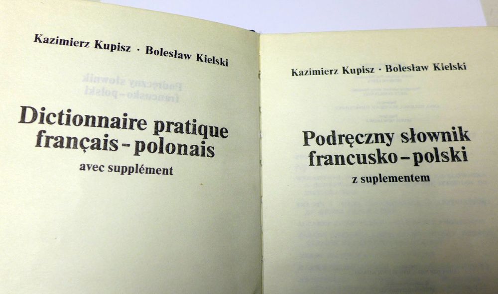 Wielki słownik francusko-polski i polsko-francuski - 2 tomy