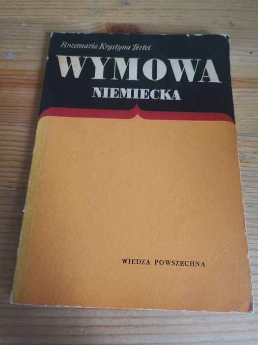 Sprzedam książkę Wymowa niemiecka 1971 rok za 20 zł