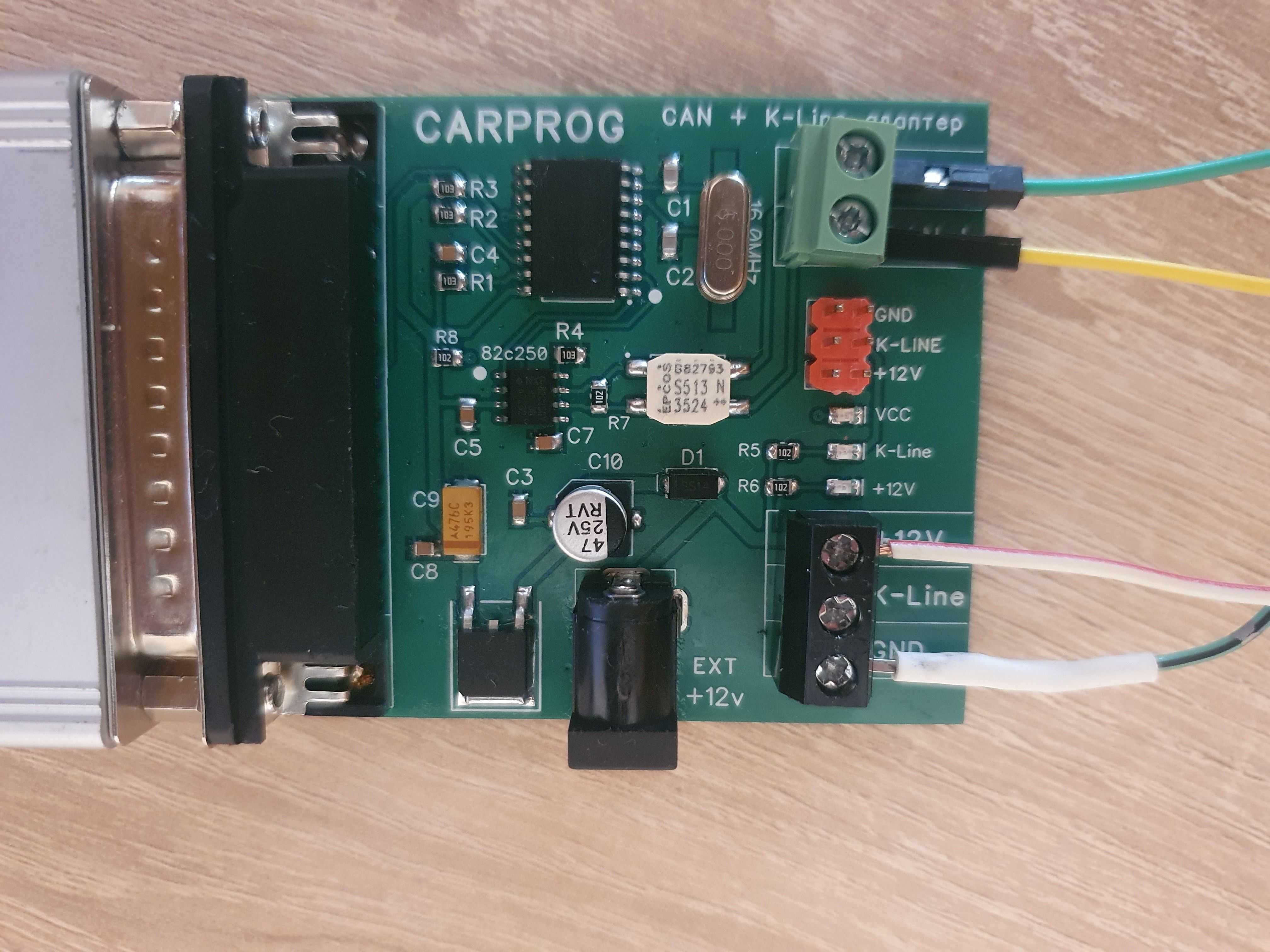 Carprog Can + K-line адаптер