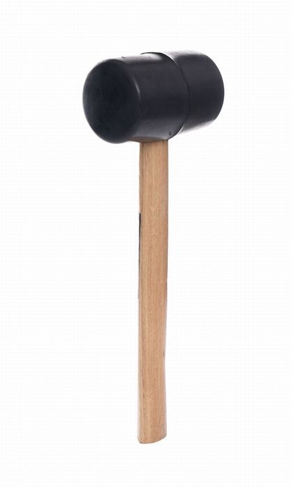 Młotek gumowy z drewnianą rączką KD900