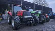 Case IH Magnum MX 225  Deutz Fahr X710 2010r pneumatyka