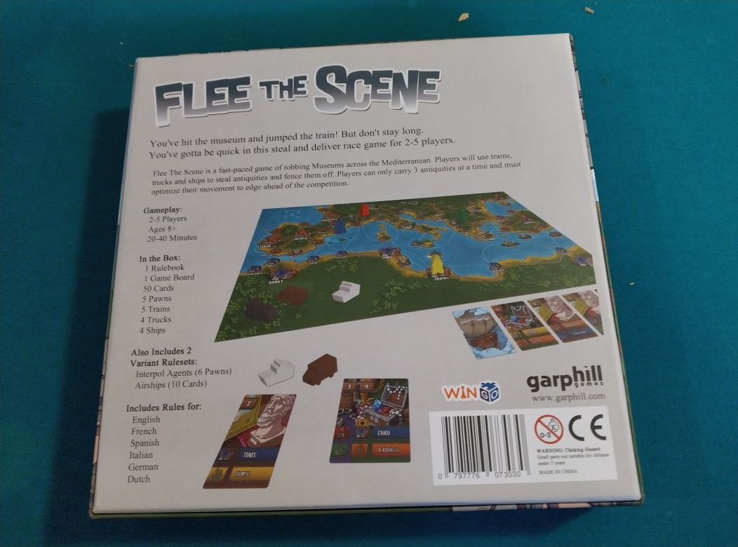 Flee the Scene - Jogo de tabuleiro