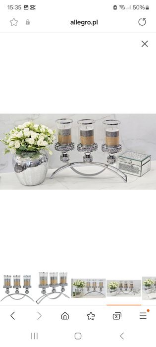 Zestaw świeczników