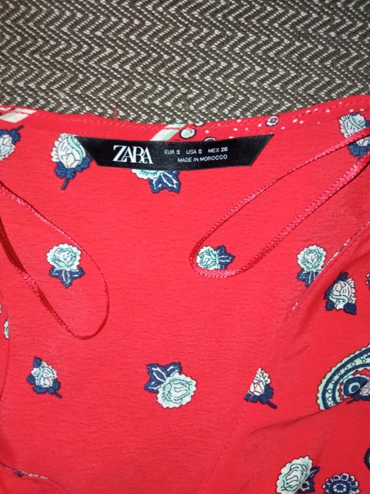 Túnica Estampada Marca Zara