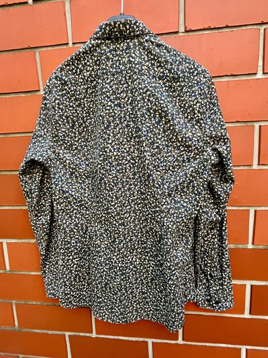 H&M koszula slim fit męska print drobne kwiatki