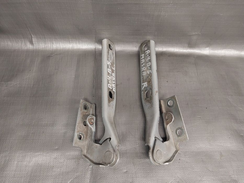 Audi A4 B5 95-99 rok KOMPLET zawiasy maski przód przedniej srebne