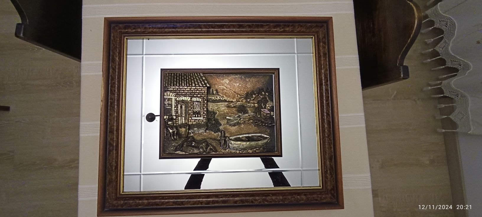 Quadro em prata muito bonito