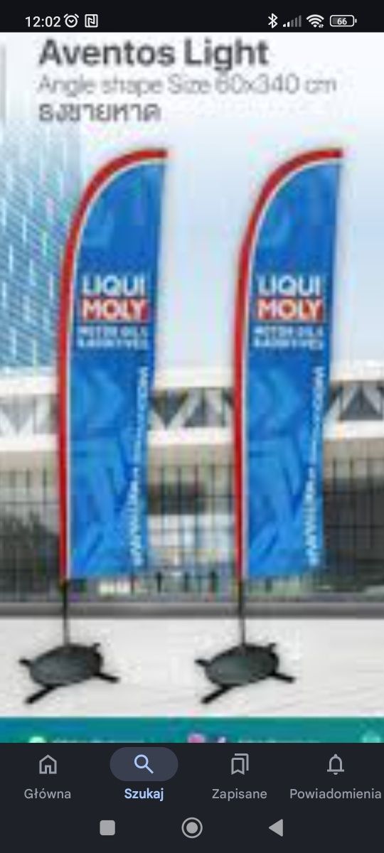 Liqui Moly flaga plażowa 60x340 nowa