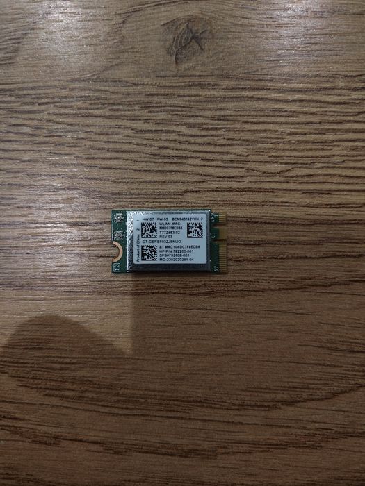 Karta WiFi Broadcom bcm943142Y