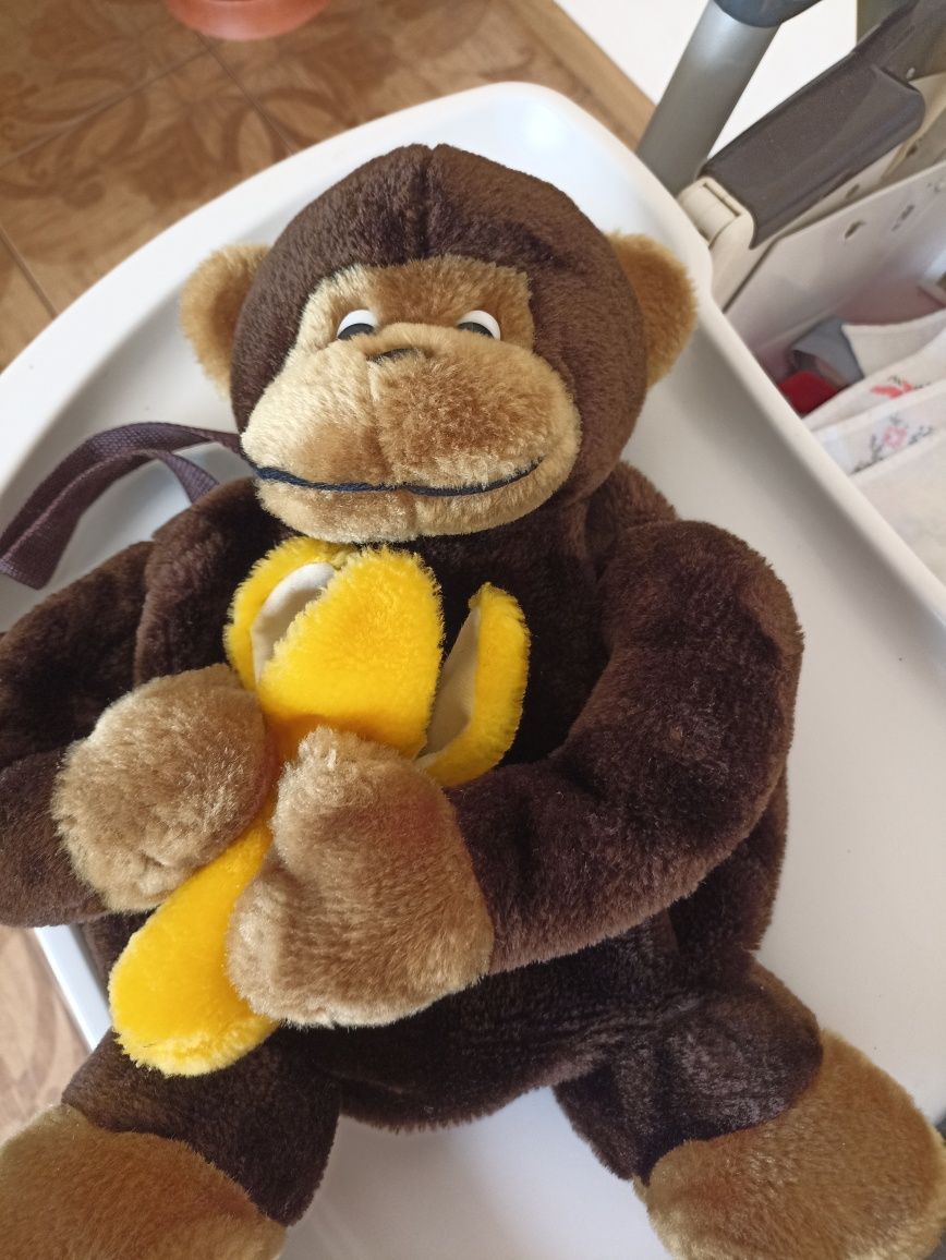 детский рюкзак защита обезьяна игрушка