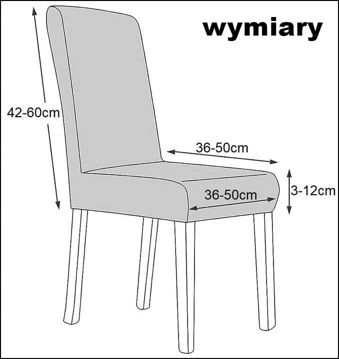 pokrowce na krzesła 6 sztuk MEGA PROMOCJA !!!