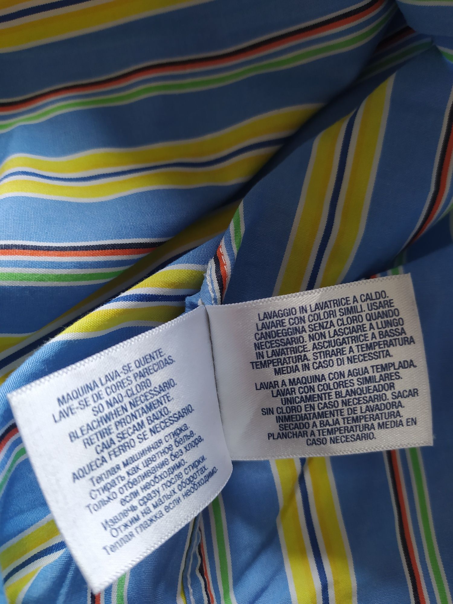 Chłopięca koszula w paski, 100% cotton Ralph Lauren S (8)
