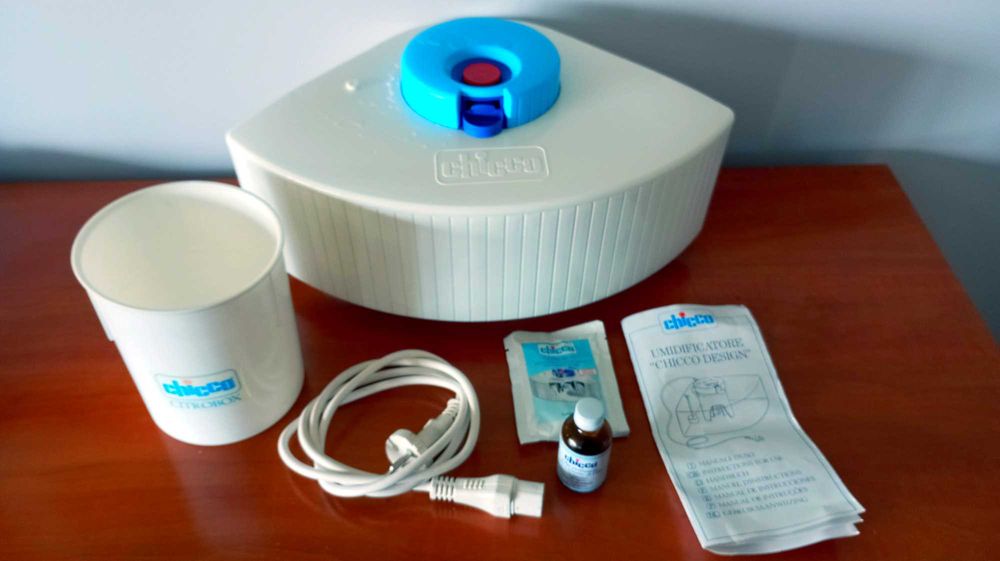 Humidificador CHICCO DESIGN Completo (acessórios + Aromatizador Pinho)