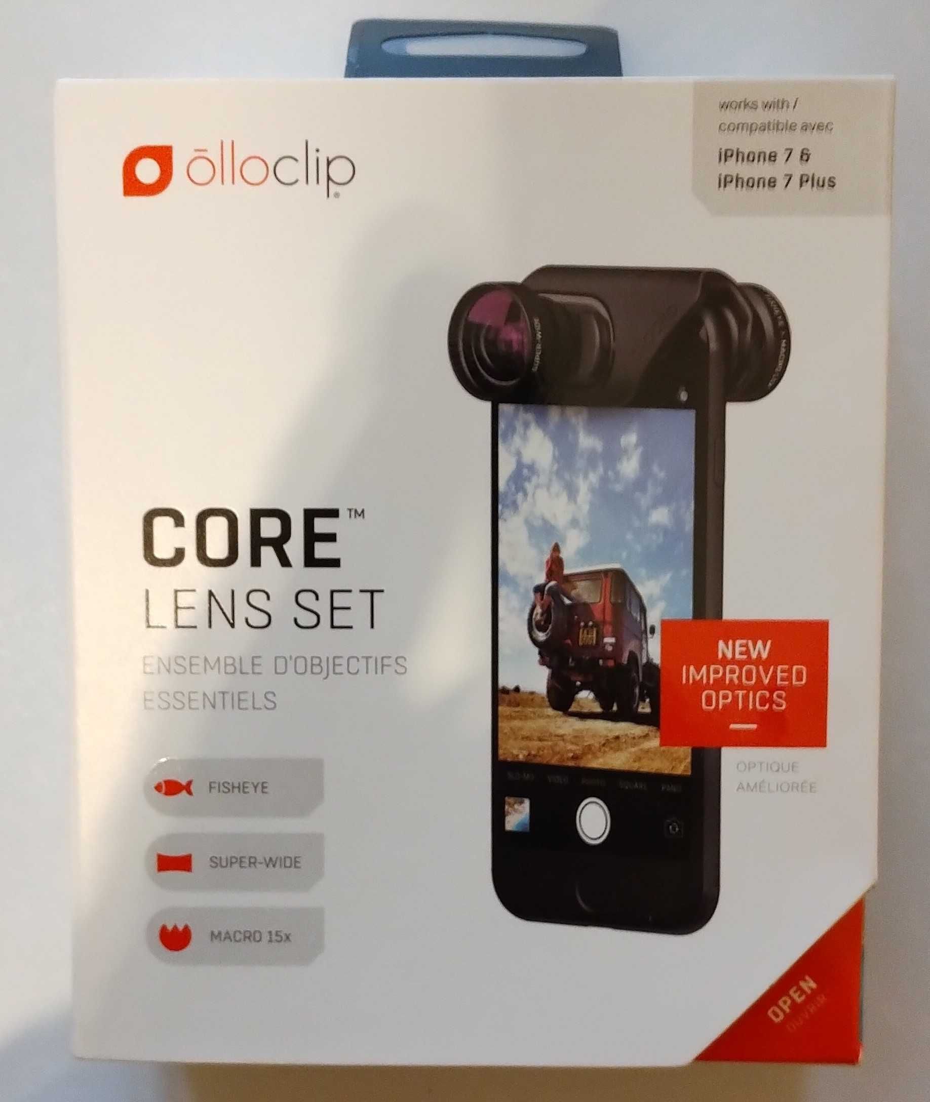 Zestaw soczewek Olloclip Core do iPhone'a 7 i 7 Plus