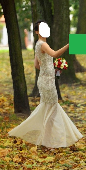 Sukienka długa Miss Selfridge PHOEBE cream/świadkowa/panna młoda