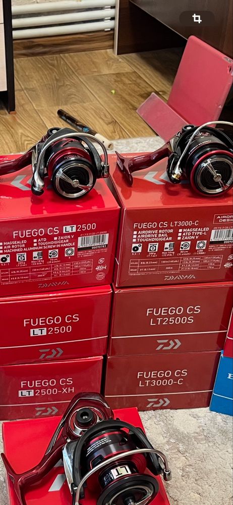 ЗАМОВЛЯЙТЕ Daiwa 25 Fuego Cs /Daiwa Luvias / Daiwa 23 Tatula