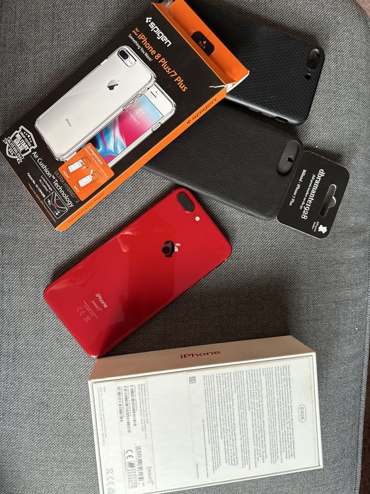 Iphone 8 plus czerwony