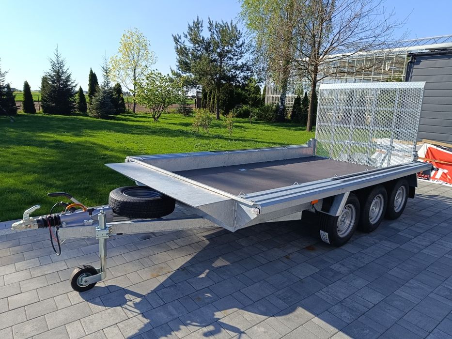 Przyczepa pod minikoparkę 3500kg duża największy wybór w Polsce od ręk