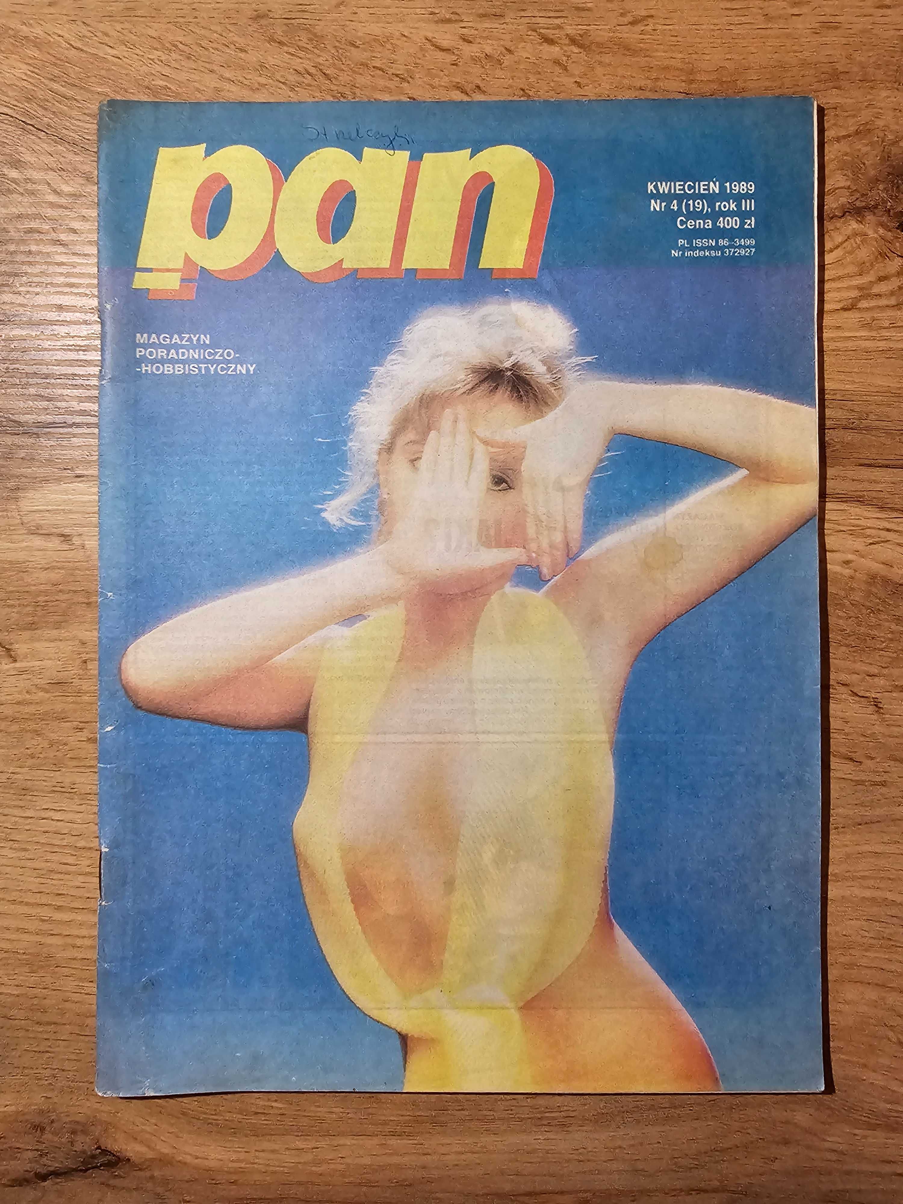 Magazyn Poradniczo-Hobbistyczny PAN - 4/1989 - polski PLAYBOY